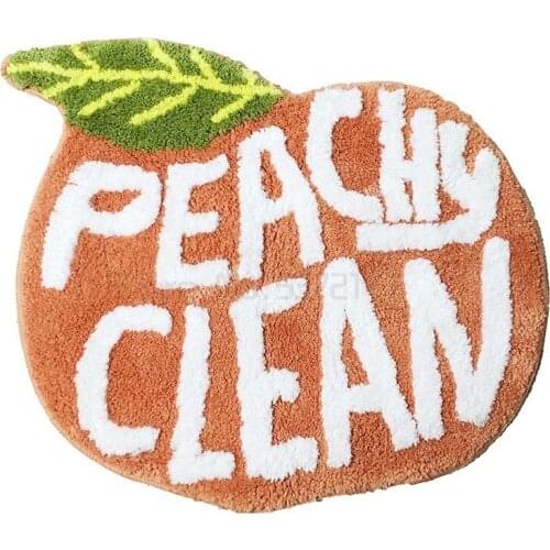 Cartoon lovely bathroom floor mat household bathroom entrance absorbent carpet non slip foot mat