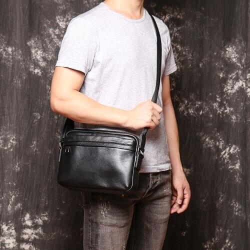 Men Crossbody Bag Business Shoulder Bag Leather Messenger Bags Ipad Bag Handbag Bag Mens Travel Bags