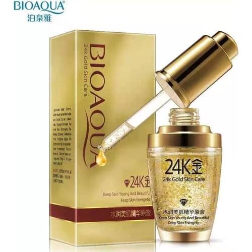 Whitening Moisturizing Facial essence Anti Aging 24K Gold Essence Serum 24K Gold Face Cream Keep Kin Smooth Delicate Skin care