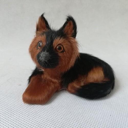 Real life toy prone wolfhound dog 9x8cm Handmade model,polyethylene&furs dog,Prop,decoration baby toy gift w0098