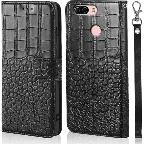Crocodile Luxury Case For ZTE Blade V8 V9 V10 Vita V 10 Case Nubia M2 Nubia M2 Lite Flip leather Wallet Card Slot Phone Cover
