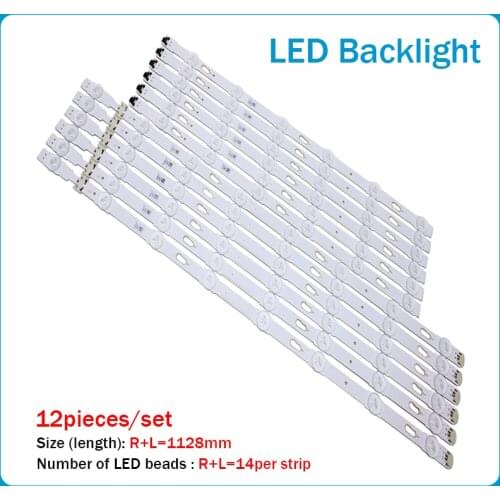 LED backlight strip(12)For Samsung UE55JU6000 UE55JU6450 UE55JU7002T UE55JU7000U UN55JU7100 UE55JU7000 UE55JU7500 UE55JU7080T