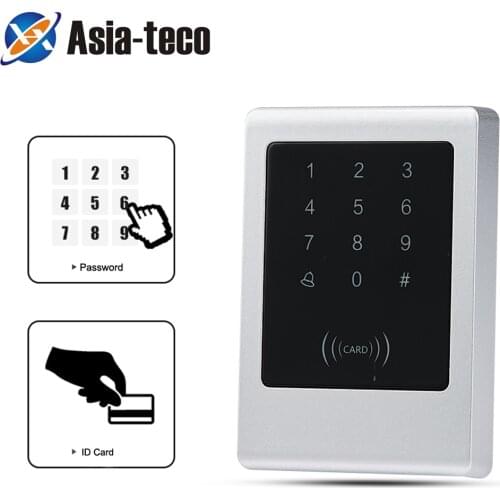 Waterproof 125KHz RFID Access Control Touch Metal Smart Keyless Lock Card Reader Electronic Door Lock Gate Opener