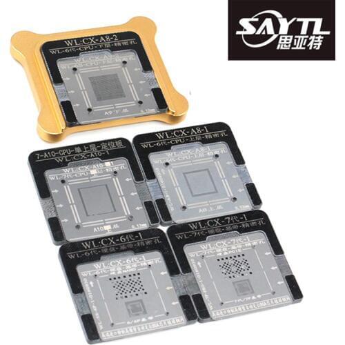 WL hdd repair tool iphone 5 5s 6 6s 7 8 XS MAX Plus NAND processor BGA reball Tin Net HDD Baseband Stencil Great Repairing Base