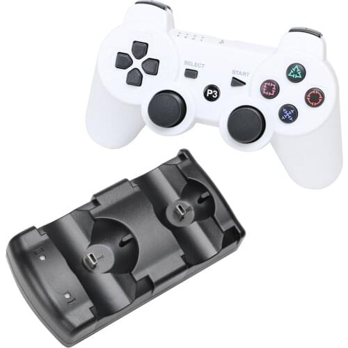 USB Dual Charger Station For PS3 Controller Joystick Powered Charging Dock For Dualshock 3 Gampad Move Navigation