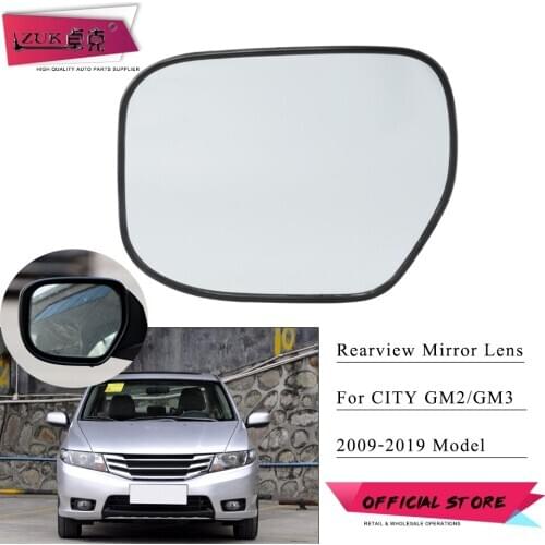 ZUK For HONDA CITY 2009 2011 2012 2013 2014 GM2 GM3 TM0 Car Exterior Reaview Mirror Lens Door Mirror Glasses Without Heated
