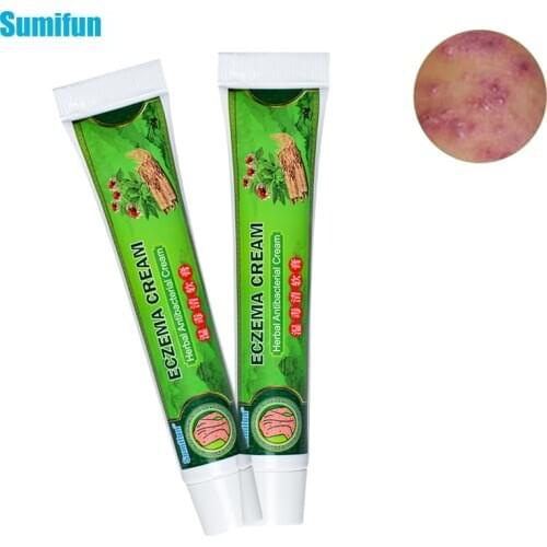 Sumifun 20g 1pc Eczema Psoriasis Ointment Dermatitis Anti Itching Cream Antipruritic Herbal Plaster Skin Care Problem Treatments