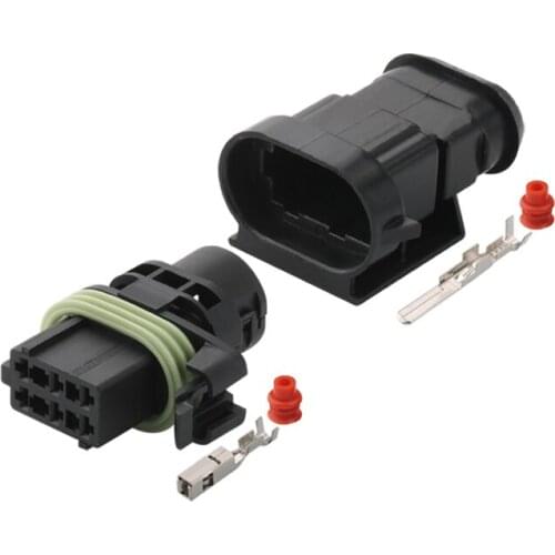 6 Pin Car Electrical Plug Connector 3 MM Male Female Housing Socket Waterproof Harness Plugs DJ7068B-3-11 21