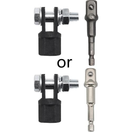 A0NE Scissor Jack Adapter for Use 1/2 Inch Drive/Impact Leveling Jack Socket Drill Adapter Wrench Tools Loop or Eyelet Type