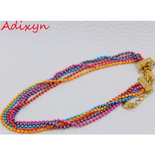 Браслеты с шармами Adixyn China At AliExpress