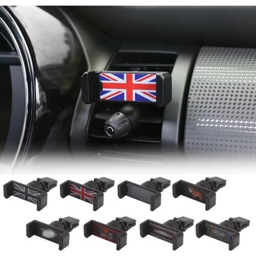 A-welt For MINI cooper Car Air Vent Outlet Car mobile phone holder For MINI Countryman R55 R56 One+S JCW Car Styling Accessories