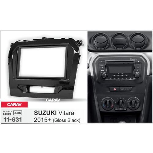 CARAV 11-631 Top Quality Radio Fascia for SUZUKI Vitara 2015+ Stereo Fascia Dash CD Trim Installation Kit
