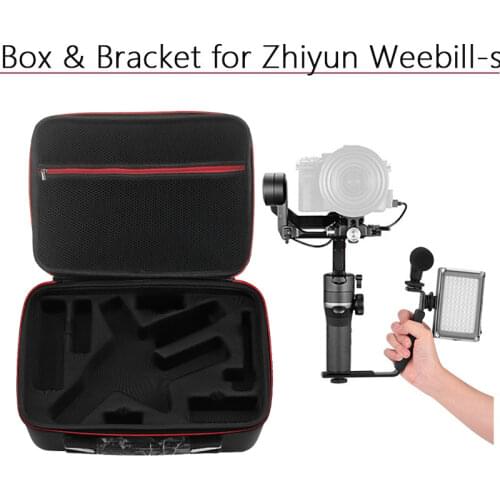 Storage Box L Bracket Mount Holder Carrying Case for Zhiyun Weebill-s Protective Handbag Handheld Gimbal Stabilizers Accessories