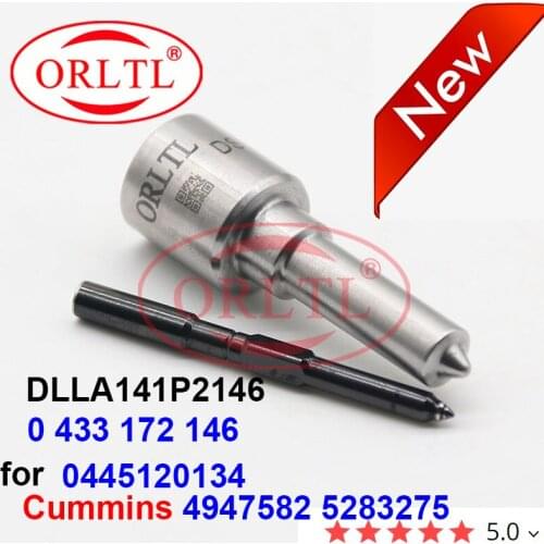 ORLTL Injector Spare Parts Nozzle DLLA141P2146 0 433 172 146 0433172146 for 0445120134 0 445 120 134 Cummins 4947582 5283275