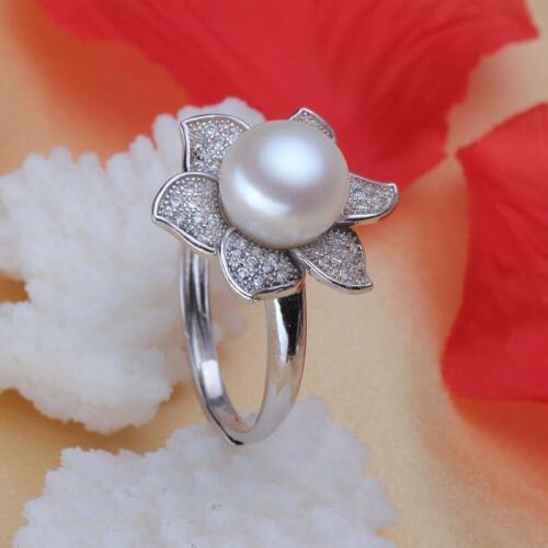 Eternal wedding Women Gift word 925 Sterling real [bright pearl] natural freshwater 11mm, a 12mm pearl ring, RING 925 sil
