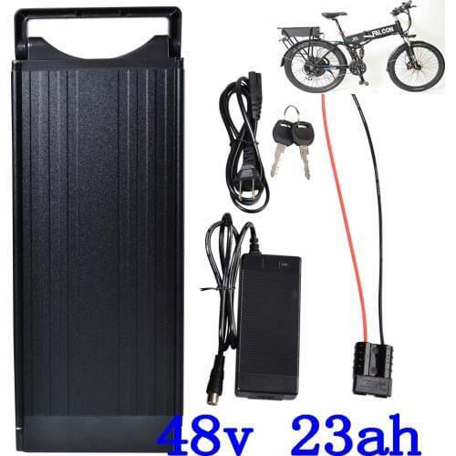 48V Electric Bicycle 48V 20AH Lithium battery 48V 24Ah 23Ah 20Ah Rear Rack eBike Battery for 48V 2000W 1500W 1000W 750W Motor