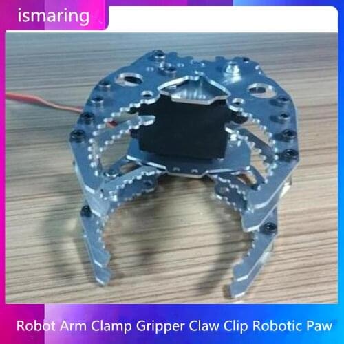 Metal Robot Arm Clamp Gripper Claw Clip Robotic Paw Mechanical Manipulator for Robotic Model DIY RC Toy Car Tank Chassis
