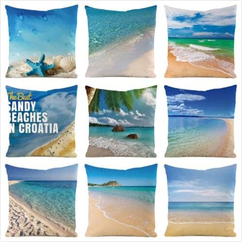 45cm*45cm The Beautiful Mermaid imitated silk fabric throw pillow covers couch cushion cover home decorative pillows