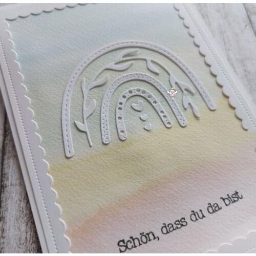 New Rainbow decoration metal Cutting Dies Stencils DIY Scrapbooking Paper/photo Cards Embossing Dies