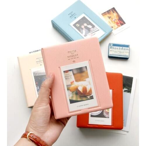 New 64 Pockets Album Case Mini Instant Picture Case Storage Photo For Fujifilm Instax Mini Film Random Color