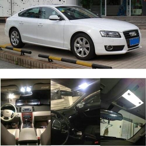 20x LED interior lighting complete set For Audi A5 8T Sportback reading light rear lights error free