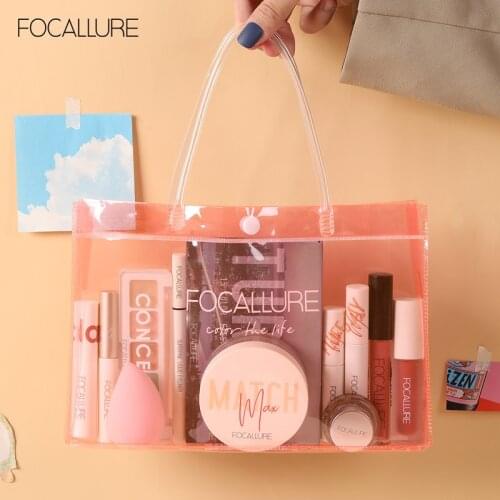 Portable Fashion PVC Tote Bag Makeup Cosmetic Bag Gift Bag Makeup Tool Kits Storages Makeup Tools & Accessories