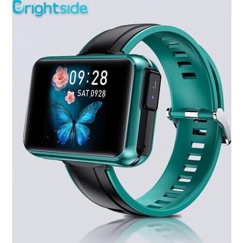Brightside T91 Smart Watch Men Women with Wireless Bluetooth 5.0 Earphone TWS Headset Heart Rate Handsfree Call Watches Sport