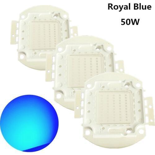 50W Royal Blue Color 445-450NM High Power LED Lamp Light For Plant Grow Light Aquarium