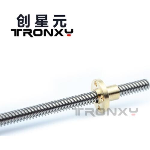 THSL-345-8D Lead Screw Dia 8mm Lead 2mm Length 300mm with Copper NutFor New RepRap 3D Printer