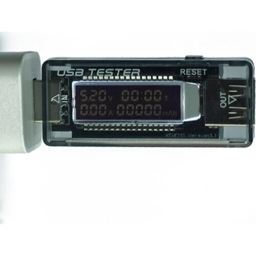 USB Current Voltage Capacity Tester Volt Current Voltage Doctor Charger Capacity Tester Meter Mobile Power Detector Battery Test