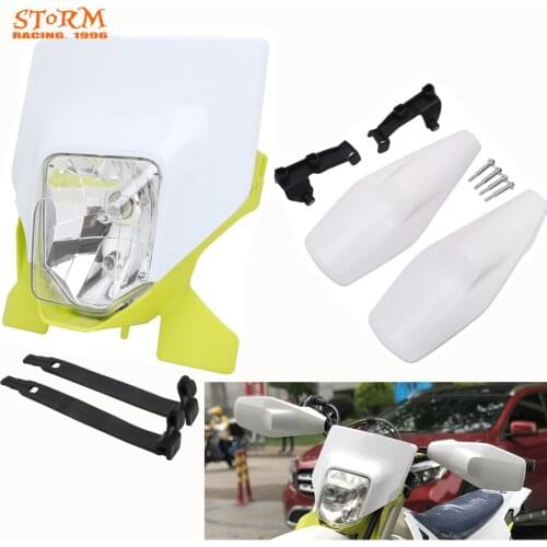 Motorcycle Hand Guards Handguard Protector Headlight Head Lamp For Husqvarna FE 250 350 350S 450 50 FX TE 250I TX 300I 2020-2021