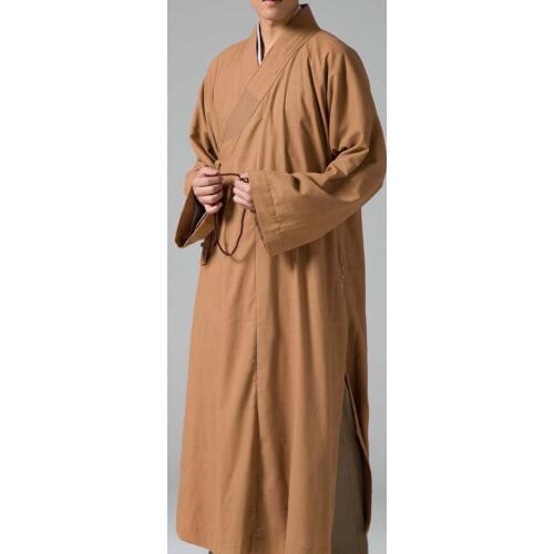 Zen monk suits cotton&linen gownclothing buddhist kung fu/martial arts robecoat uniforms meditation clothesYXS-03