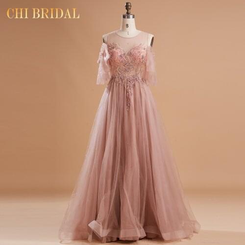 Strapless None Sleeve Straps Long Evening Dress Party Elegant Crystal A-line Prom Dresses 2021 Luxury Hot Sale