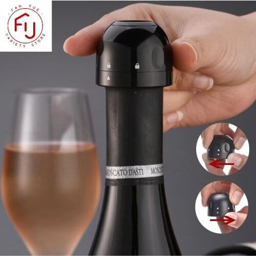 1/3pcs Vacuum Red Wine Bottle Cap Stopper Silicone Sealed Champagne Bottle Stopper Vacuum Retain Freshness Wine Plug Bar Tools