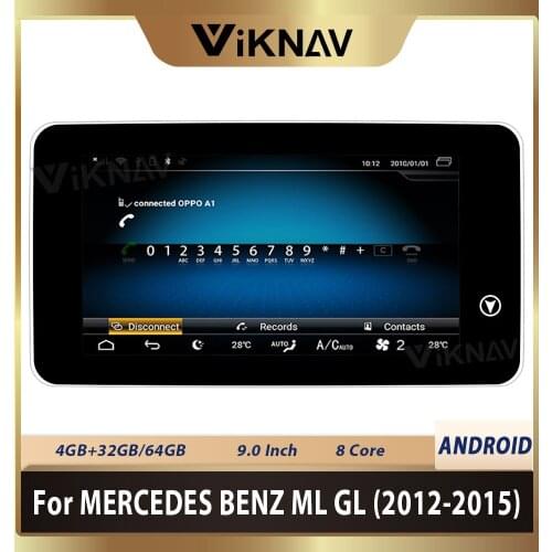 Android Car GPS Navigation For-Mercedes-Benz ML GL 2012 2013 2014 2015 Car Radio Touch Screen Multimedia Player BT WIFI