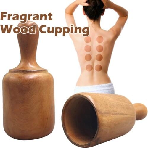 Fragrant Wood Cups Chinese Vacuum Cupping Cup Cellulite Suction Cup Therapy Back Body Anti-cellulite Massage Health Care Tool