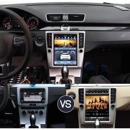10.4" Vertical IPS Screen Car Radio Player For VW Passat CC 2012 2013 GPS PX6 Tesla Carplay Head Unit Android 9.0 Car Multimedia