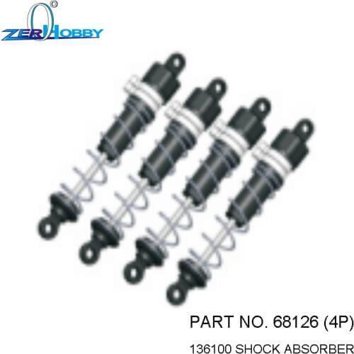 HSP RGT RACING SPARE PART CAR ACCESSORIES 68126 HARD SHOCK ABSORBER OF RGT 1/10 ELECTRIC POWER 4X4 OFF ROAD ROCK CRUISIER 136100