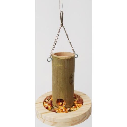 Bird toy bird supplies bird bamboo feeder cups parrot Dish Feeder for Cockatiel Conure Parrot small animal