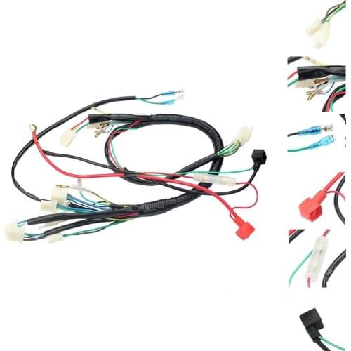 Electric Wiring Engine Harness Kit Stator Wire 50-125CC For Pit Bikes Quad Bike ATV Harness Wiring Loom Bus Bundle Accessories