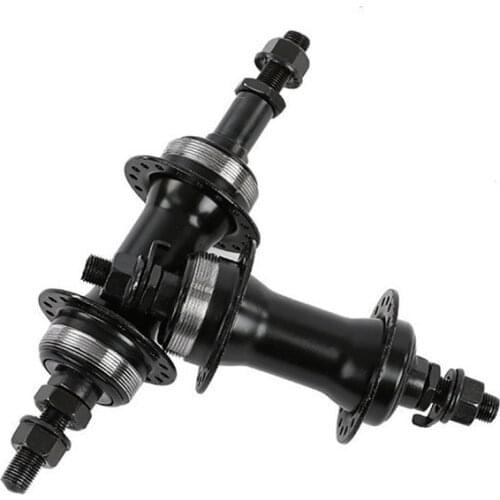 Mountain bike 36 hole disc brake bicycle hub electrophoretic paint bicycle front and rear axle skin 28 hole iron F140mm/R185mm