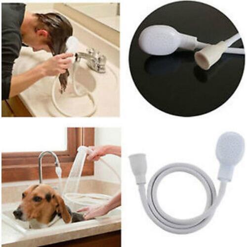 Hair Dog Pet Shower Head Bath Sprayers Drains Strainer Bath Tub Hose Sink Washing Hair Pet Lave Water Spray