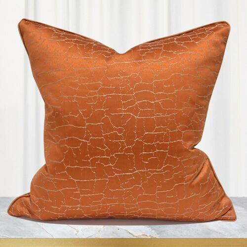 Coussin Orange Abstract Crack Cushion Cover Mordern Room Decorative Throw Pillow Cover For Hotel Sofa Unique Design Pillowcas