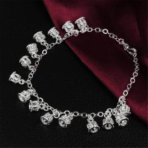 NEW hot personality retro 15 bell bracelet fashion European and American 925 silver creative jewelry S028