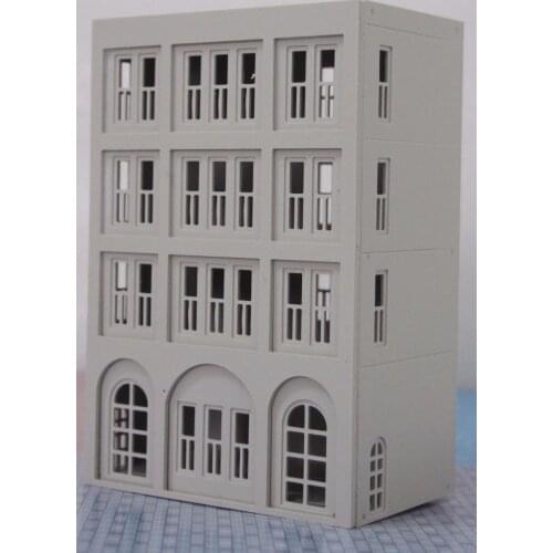Outland Models Modern City Building 4-Story House / Shop N Scale 1:160 Railway