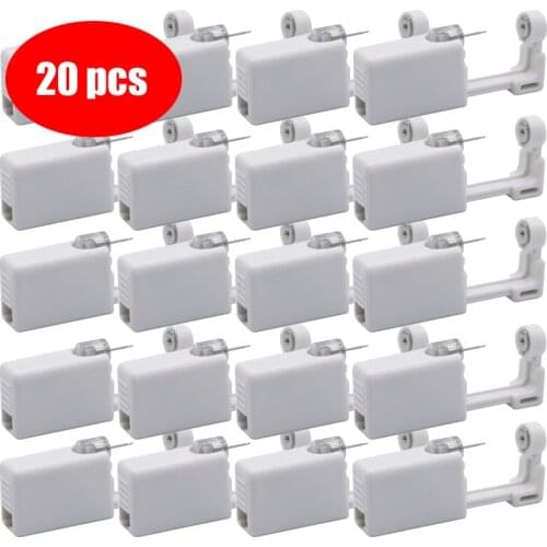 1-20Pcs Ear Piercing Gun Kit Disposable Disinfect Safety Earring Piercer Machine Studs Nose CLip Body Jewelry Piercing Tool set