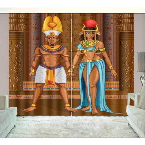 Bathroom window Curtains Temple gods Luxury Blackout Living Room Hotel decoration Cortinas Drapes Rideaux Customized pillowcase