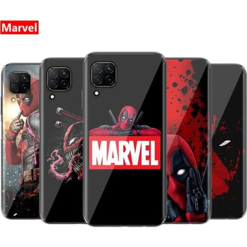 Marvel Avengers Super Hero Deadpool For Huawei P40 P30 P20 P10 P9 P8 Lite Mini E 5G Pro Plus 2017 2019 TPU Silicone Phone Case