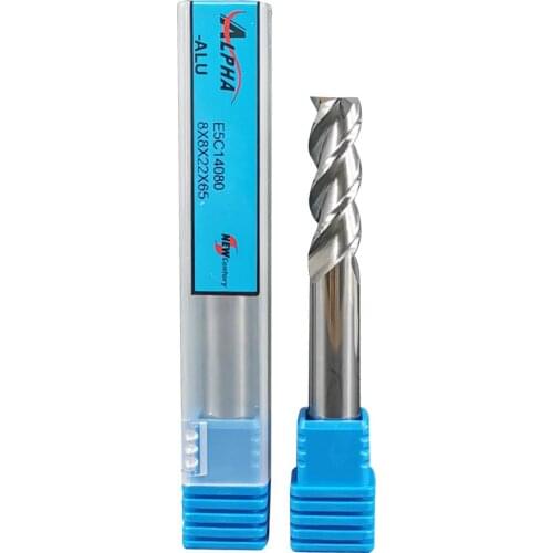 Cutreign YG aluminum special 3blade milling cutter tungsten steel alloy high hardness, blade length 12CM 16CM