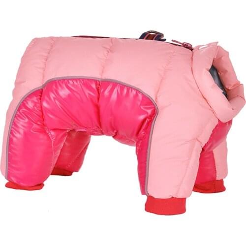 Winter Warm Dog Coat Jacket Waterproof Dog Clothes Reflective Clothing Pet Outfits For Dogs Chihuahua French Bulldog Teddy Bear